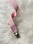 Soft Pembe Yıldızlı Pamuk Kumaş Emzik Askısı 4