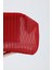 Kadın Kırmızı Petek Desenli Şeffaf Clutch El Çantası 5