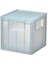Şeffaf Gri Mavi Kapaklı Kutu 16.5X16.5X16.5 cm 1