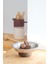 Gri Ahşap Ayaklı Çelik Sunum Tabağı, 21 Cm, Salata, Kısır, Meyve Için Ideal 2