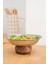 Gri Ahşap Ayaklı Çelik Sunum Tabağı, 21 Cm, Salata, Kısır, Meyve Için Ideal 5