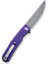 Scitus Flipper Knife Purple G10 Handle Çakı 3
