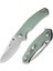 Slashkin Flipper & Thumb Stud Knife Natural G10 Handle Çakı 2