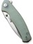 Slashkin Flipper & Thumb Stud Knife Natural G10 Handle Çakı 5