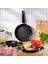3'lü Siyah Tava ve Sahan Seti, Dayanıklı ve Şık Mutfak Gereciği 1