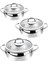 Gri 6 Parça Mini Tencere Seti, Dayanıklı ve Şık Mutfak Gereçleri 1