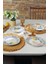 Renkli Ege Pasta Tabağı 20 cm 4'lü Set, Şık ve Kullanışlı Ev Dekoru. 2