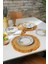 Renkli Ege Pasta Tabağı 20 cm 4'lü Set, Şık ve Kullanışlı Ev Dekoru. 3