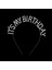 Its My Birthday Gümüş Renkli Taşlı Metal Taç 1