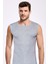%100 Pamuk Ribana Erkek Sıfır Kol Fanila 1006 ( 6 Adet) 1