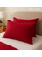 Bordo Yastık Kılıfı Pamuk Kumaş Kapaklı (2 Adet) 50 x 70 cm 2