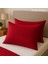 Bordo Yastık Kılıfı Pamuk Kumaş Kapaklı (2 Adet) 50 x 70 cm 5