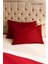 Bordo Yastık Kılıfı Pamuk Kumaş Kapaklı (2 Adet) 50 x 70 cm 7