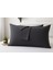 Antrasit Yastık Kılıfı Pamuk Kumaş Kapaklı (2 Adet) 50 x 70 cm 6