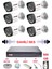 6 Lı Sesli Gece Renkli Görüş Güvenlik Kamerası Su Geçirmez Güvenlik Kamerası Seti 5590S 500GB 2