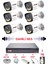6 Lı Sesli Gece Renkli Görüş Güvenlik Kamerası Su Geçirmez Güvenlik Kamerası Seti 5590S 1tb 1