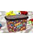25 Litre Çok Amaçlı Desenli Plastik Oyuncak Saklama ve Düzenleme Kutusu 3