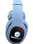 Z4BT Bluetooth 5. 0 kulak Üstü LED Işıklı Kulaklık Mavi 3