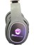Z4BT Bluetooth 5. 0 kulak Üstü LED Işıklı Kulaklık Siyah 3