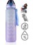 Mor 1000ML Pipetli Su Şişesi, Spor ve Günlük Kullanım Için Sağlıklı ve Şık 1