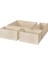 Bej Dolap Çekmecesi Düzenleyici Kutu Seti 4'lü, Pratik ve Şık Saklama Çözümü 2