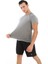 Erkek Kısa Kollu Gri Compression Fitness Gym Body Tshirt DMNS56321 4