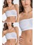 Iç Giyim (3 Adet) Nbb Straplez Pedsiz Dikişsiz Büstiyer Atlet 1
