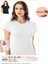 Iç Giyim Kota Modal Kumaş Oval Yaka Kısa Kol Atlet 1