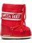 80D1400430-D001 Moon Boot Mini Nylon Unisex Çocuk Kırmızı Kar Botu 1