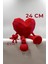 24CM Kırmızı Kalp Biblo 3