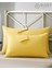 Sarı Yastık Kılıfı Pamuk Kumaş Kapaklı (2 Adet) 50 x 70 cm 4