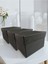 Siyah Kapaklı Çok Amaçlı Dolap Içi Saklama Kutusu 30X20X20 cm (3'lü) 2