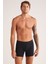 Iç Giyim Kom Ince Bel Davide Pamuklu Basic Erkek Boxer (4 Adet ) 2