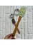 Mini Dörtlü Ahşap Saplı Silikon Isıya Dayanıklı Metal Kurabiye Kalıplı Spatula Seti 2
