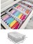 8 Bölmeli Çizgili Akordiyon Çok Amaçlı Dolap Içi Organizer 30X39X14 Cm, 3'lü Set 3