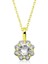Mulvxeasy EASY02 925 Ayar Gold Çiçek Kadın Kolye T5142 (8585) (Mulvix) 1