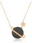 Mulvxeasy EASY02 925 Ayar Rose Gezegen Kadın Kolye T4349 (8585) (Mulvix) 2