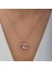 Mulvxeasy EASY02 925 Ayar Rose Birleşmiş Kalpler Kadın Kolye T6581 (8585) (Mulvix) 4