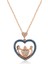 Mulvxeasy EASY02 925 Ayar Rose Kalpli Aile Kolye T4283 (8585) (Mulvix) 1