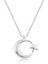 Mulvxeasy EASY02 925 Ayar Ay Yıldız Bayan Kolye T6137 (8585) (Mulvix) 1