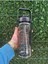 Şeffaf 2000 ml Motivasyon Matara, Bpa Içermez, Sticker Hediye ile Sağlıklı Su Şişesi 3