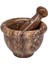Balıkesir Taşı Doğal Mermer Havan ve Tokmak – El Yapımı, 2 Boy Seçenekli (Büyük 12X8 Cm, Orta 9x6 Cm) 2