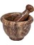 Balıkesir Taşı Doğal Mermer Havan ve Tokmak – El Yapımı, 2 Boy Seçenekli (Büyük 12X8 Cm, Orta 9x6 Cm) 5