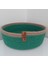 Yeşil Hasır Sepet Organizer 23X7 cm Dekor ve Hediye Için Ideal 1