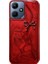 Infinix Hot 30I Uyumlu Kılıf Zebana Fionka Silikon Kılıf Kırmızı 1