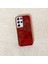 Samsung Galaxy S22 Ultra Uyumlu Kılıf Zebana Fionka Silikon Kılıf Kırmızı 2