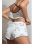 Yavru Kedi Baskılı Askılı Şortlu Pijama Takımı 2