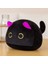 7/11/20CM Kawaii Küçük Sevimli Siyah Kedi Peluş Bebek Karikatür Doldurulmuş Yuvarlak Top Kedi Peluş Kızının Çantası Kolye Oyuncakları Yükseklik: 25CM/RENK: Mor (Yurt Dışından) 1