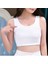 Kadınlar Nefes Alabilir Göğüs Binder Yan Toka Kısa Yelek Üstleri Göğüs Bağlayıcı Iç Çamaşırı Tankları Kablosuz Göğüs Sargısı Bandaj Rengi: Beyaz/boyut: M (Yurt Dışından) 1