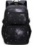Yeni 3pcs Set Çocuklar Sırt Çantaları Yıldızlı Gökyüzü Desen Öğrenciler Okul Çantası Boys Waterproof Okul Çantası Öğle Yemeği Çantası Kalemi Casecolor: Black Sky (Yurt Dışından) 1
